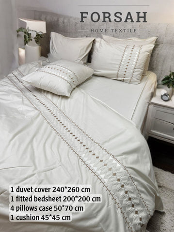 تلبيس لحاف تطريز 7 قطع موديل E