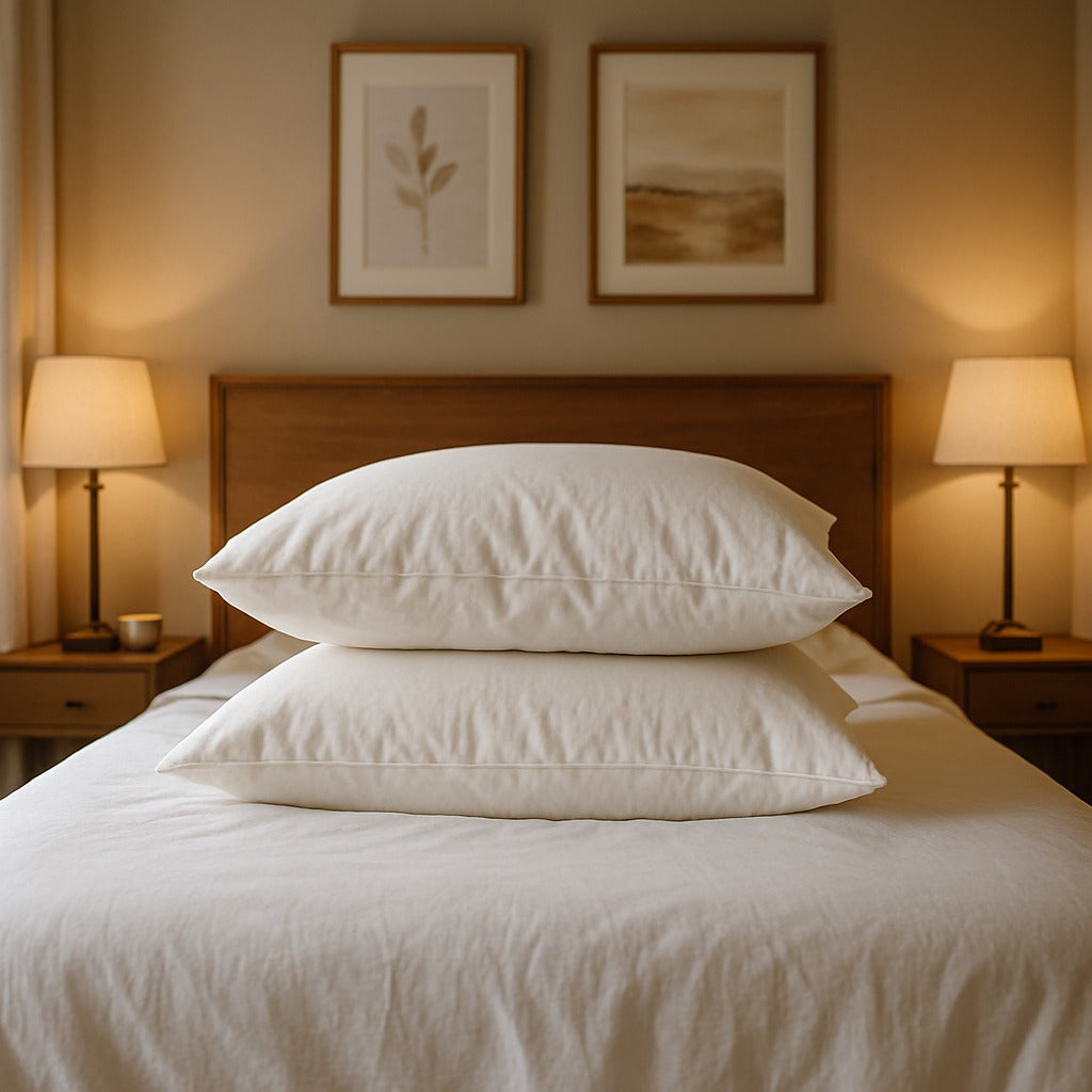 >Hotel Pillow Poly Down – 100% Soft Cotton – Size 60×80 cm